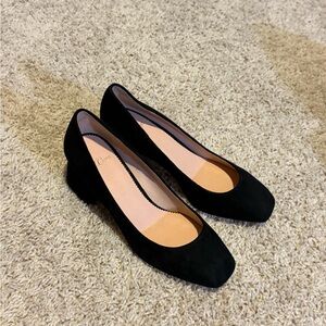 J. Crew Kate pumps in Black Suede